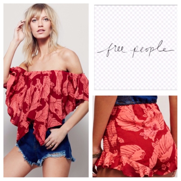 Free People Pants - 🆕Free People Merpati Floral Short/Top Set. NWOT.